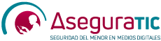 logotipo AseguraTIC. Seguridad del menor en medios digitales